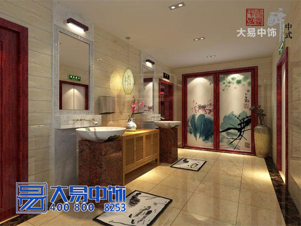 上?，F代新中式會(huì )所裝修效果圖
