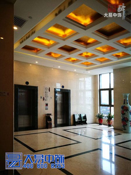 中式酒店裝修竣工現場(chǎng) 國際大酒店中式設計