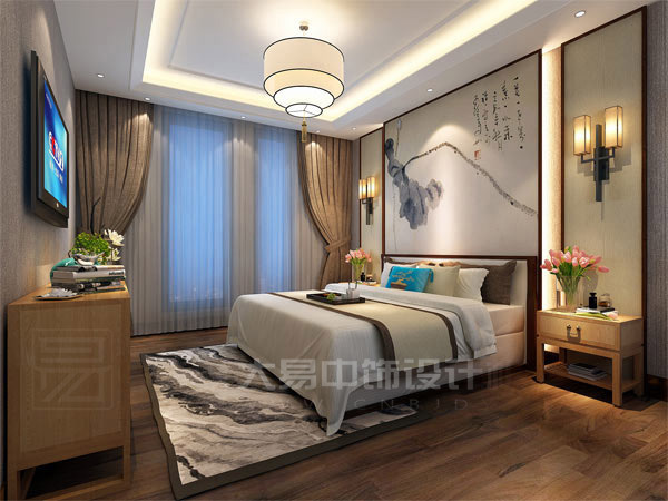 河北廊坊四合院室內裝修展示設計效果圖之古韻